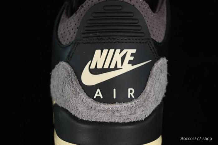 Nike A Ma Maniere x Air Jordan 3 Retro Black Sneakers - FZ4811-001 1