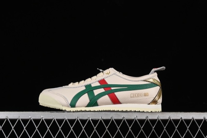 Onitsuka Tiger Mexico 66 Low-Top Leather Sneakers for Casual Running - 1183B511-200 1