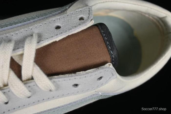 Vans Old Skool Reissue 136 Retro Casual Vulcanized Sneakers in Gray Blue White - VN000CRPGRN 1