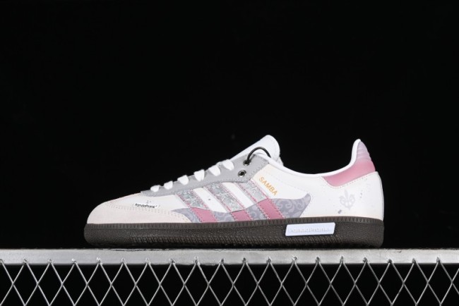 Adidas Originals Samba OG Low-Top Casual Sneakers with Panda Mischief Parachute Academy Design - B75806