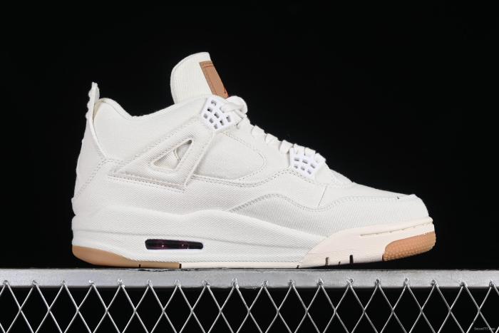 Levi's x Nike Air Jordan 4 Denim Basketball Shoes - AO2571-100 1