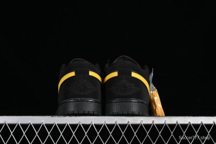 Nike Air Jordan 1 Low AJ1 Black Gold Hook Casual Sneakers - 553558-071 1