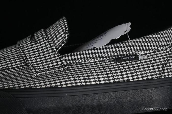 Vans Demons Style 53 Black White Retro Houndstooth Loafers - VN000CQPYER 1