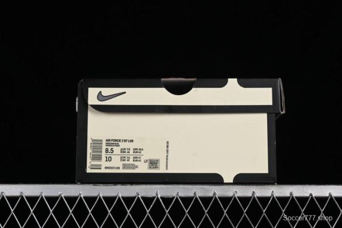 Nike Air Force 1'07 Low  Keep Fresh  Casual Sneakers in Dark Gray with Small Swoosh - BM2023-105 1