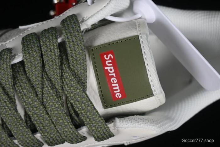 Supreme x Nike Air Force 1'07 Low Beige Green Casual Sneakers with Zoom Air Cushion - HD1968-008 1