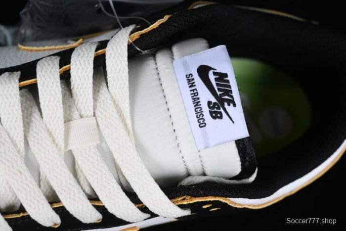 Nike HUF x SB Dunk Low  San Francisco  Black White Panda Skateboarding Shoes - FD8775-001 1