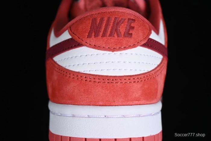 Nike SB Dunk Low Retro Valentine's Day 2024 White Rose Red Skateboarding Shoes - FQ7056-100 1