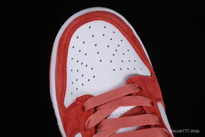 Nike SB Dunk Low Retro Valentine's Day 2024 White Rose Red Skateboarding Shoes - FQ7056-100 1