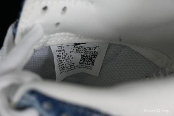 Nike SB Dunk Low Stussy Collaboration - Crystal Denim Anniversary Custom Low-Top Casual Skate Shoes - JH8039-937 1