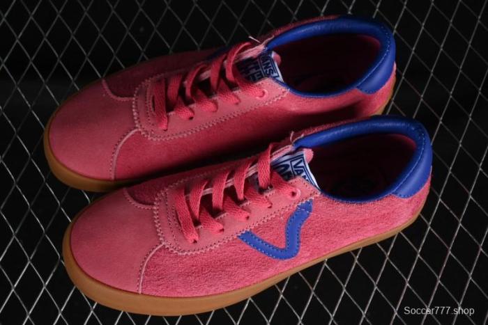 Vans Vault Og Sport Low Retro Suede Canvas Vulcanized Shoes in Dragon Fruit - VN000CQRCHL 1