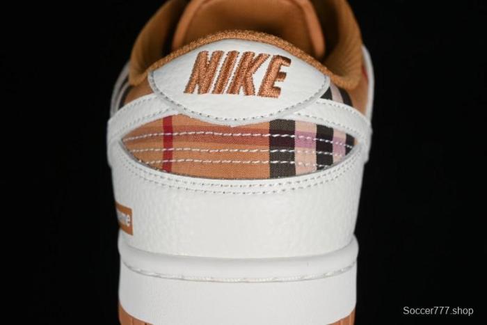 Nike SB Dunk Low Supreme Collaboration - Plaid Colorway SB Low Top Casual Skateboarding Shoes - SU1853-513 1