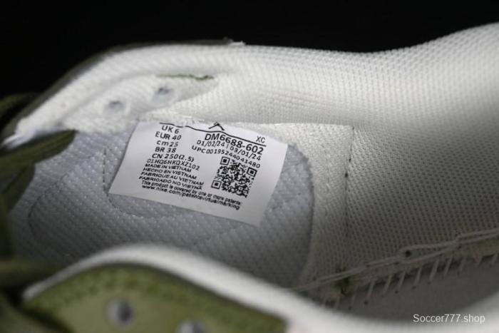 Nike Travis Scott x Fragment Design x Air Jordan 1 Low OG SP AJ1 Retro Sneakers in Sail Military Green - DM6688-602