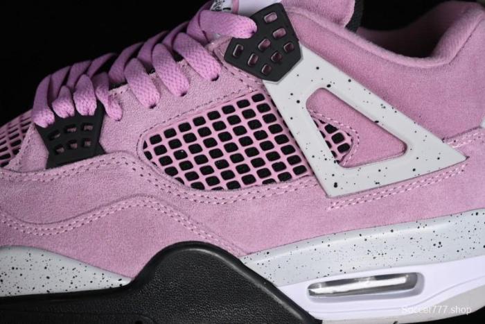 Nike Air Jordan 4 Retro Sneakers in Orchid Pink with Cement Grey Accents - AQ9129-501 1