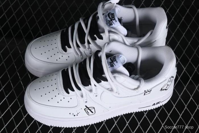 Nike Air Force 1 '07 Low Graffiti Casual Sneakers - CV9879-541 1