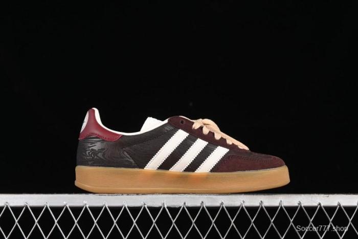 Adidas Originals Gazelle Indoor Retro Casual Slip-Resistant Wear-Resistant Low-Top Sneakers - JP5671