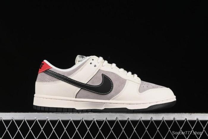 Nike SB Dunk Low Stussy Anniversary Edition Customized Low-Top Casual Skate Shoes - SJ1089-001