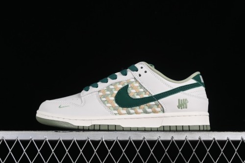 Nike SB Dunk Low UN Collaboration - White Green Swoosh Anniversary Custom Low-Top Casual Skate Shoes - DQ1098-359 1