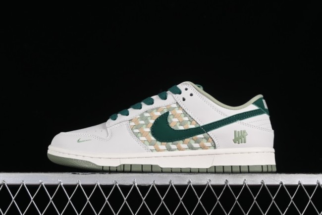 Nike SB Dunk Low UN Collaboration - White Green Swoosh Anniversary Custom Low-Top Casual Skate Shoes - DQ1098-359 1