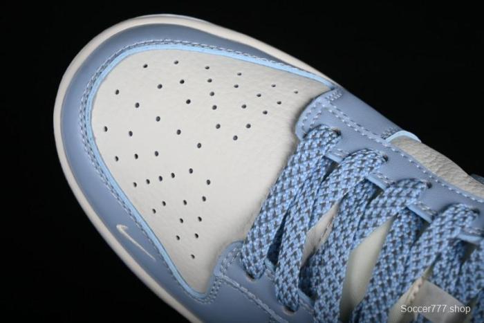 Nike SB Dunk Low Supreme Collaboration - University Blue Anniversary High-End Custom Low-Top Casual Skate Shoes - BB9898-004