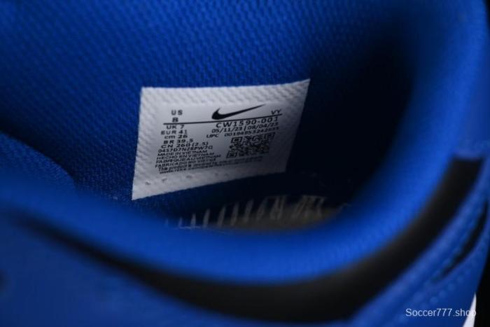 Nike SB Dunk Low Black Blue Colorway Low-Top Casual Skateboarding Shoes - CW1590-001 1