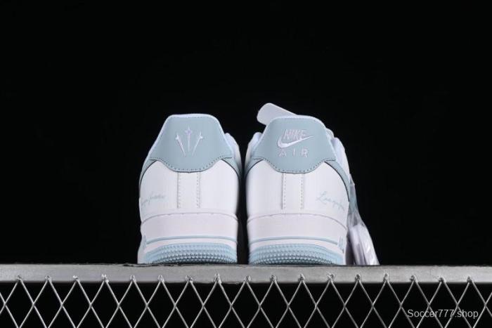 Nike Nocta x Nike Air Force 1 '07 Low  Certified Lover Boy  Ice Blue Classic Low-Top Casual Sneakers - LO1718-061 1