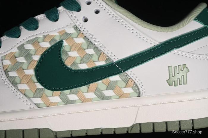 Nike SB Dunk Low UN Collaboration - White Green Swoosh Anniversary Custom Low-Top Casual Skate Shoes - DQ1098-359 1