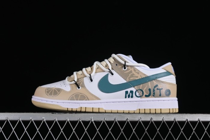 Nike Dunk Low SB Casual Sneakers with Mojito-Inspired Design - DV0833-100 1