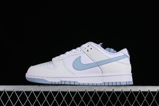 Nike SB Dunk Low Light Blue White Skateboarding Shoes - DV0831-109 1