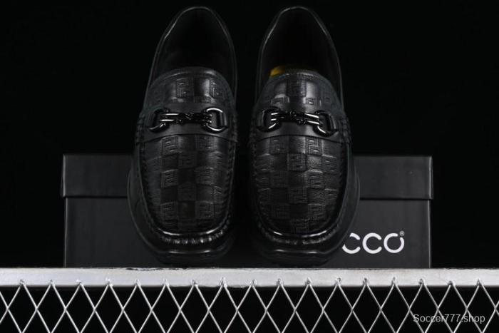 ECCO Soft Moc Series Loafers Men's British Slip-On Driving Shoes - 65707001001 1