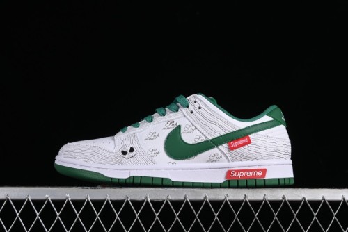 Supreme x Nike Dunk Low SB Skate Shoes with Zoom Air Cushion - XD6188-033 1