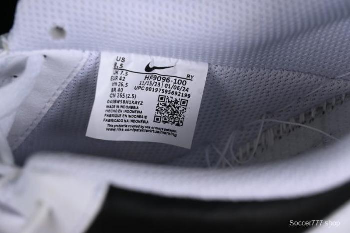 Nike Air Force 1 '07 Low Black White Broken Hook Casual Sneakers - HF9096-100 1