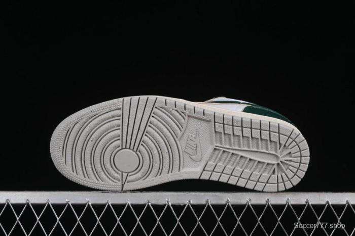 Nike Air Jordan 1 Low AJ1 White Green Low Top Casual Sneakers - FQ7687-300 1