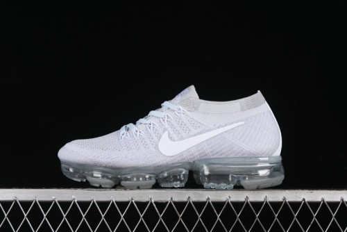 Nike Vapormax Flyknit Breathable Casual Running Shoes with Full-Length Air Cushion - 849558-100