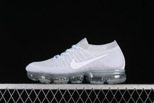 Nike Vapormax Flyknit Breathable Casual Running Shoes with Full-Length Air Cushion - 849558-100