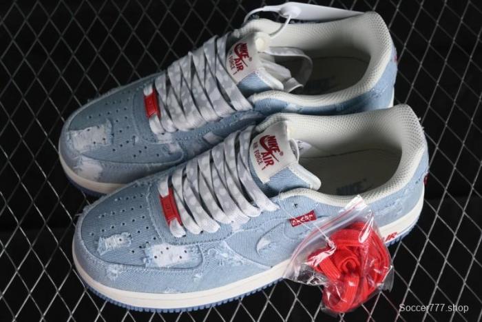 Levi's x Nike Air Force 1 '07 Low Denim Casual Sneakers - CH2211-168 1