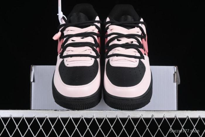 Nike Air Force 1 '07 Low Custom Anime Theme Black Sugar Heart Casual Sneakers with Lace-Up - ZH0316-012 1
