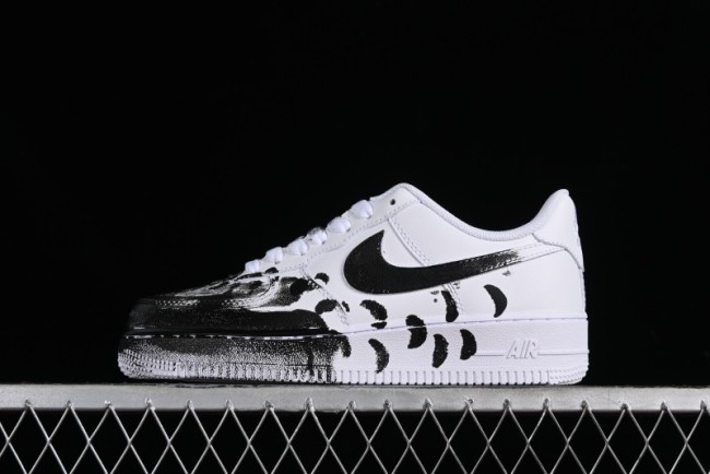 Nike Air Force 1 '07 Low Custom Hand-Painted 2D Industrial Scene Casual Sneakers - 315122-311 1