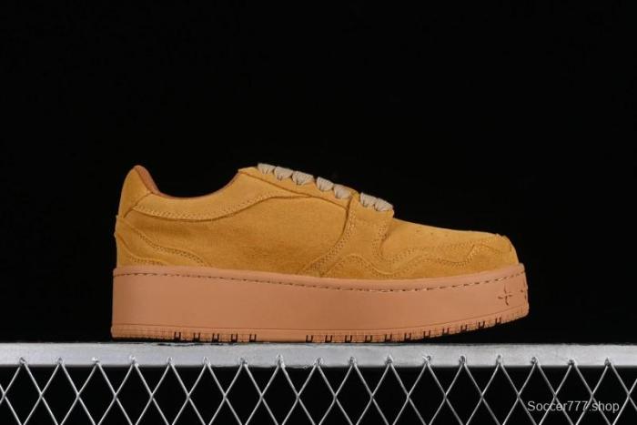 SMFK Comfortable Chunky Sole White Sneakers - T.D4 1