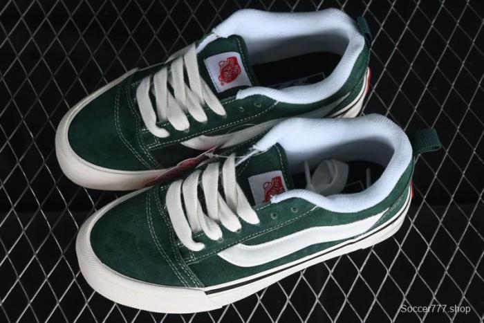 Vans Classics Knu Skool Green Platform Sneakers - VN0AUAK374 1