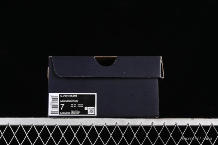 Nike Air Force 1 PLT AF ORM Triple White Low Top Casual Sneakers - DJ9946-108