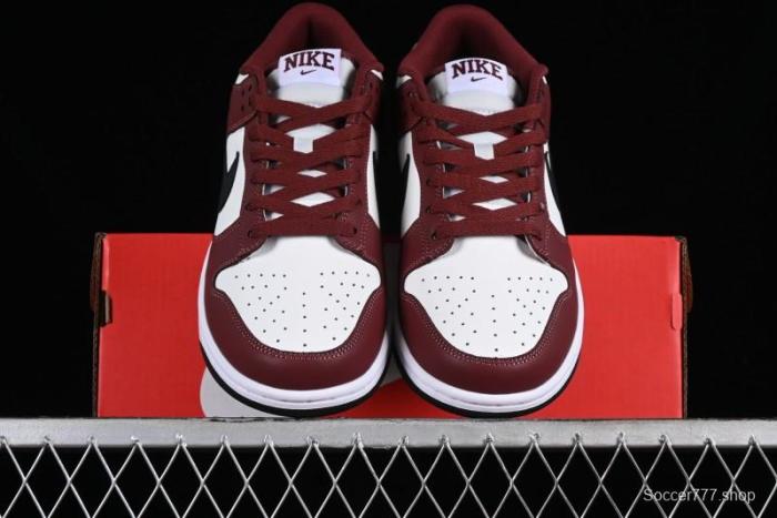 Nike Dunk Low SB Wine Red Black Low-Top Skateboarding Shoes - FJ4616-600 1