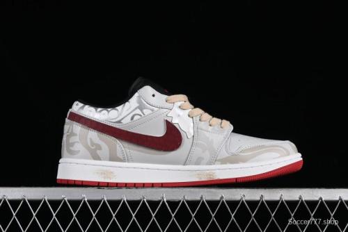 Nike Air Jordan 1 Low AJ1 CNY Year of the Dragon Limited Edition 'Mischievous Panda' Retro Basketball Shoes - 553558-066 1
