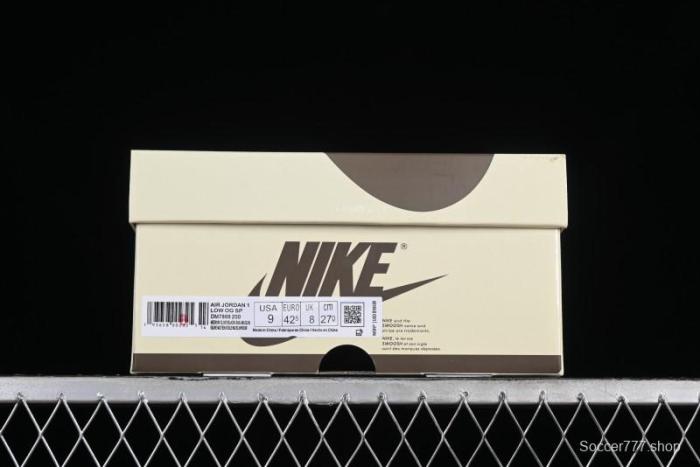 Nike Travis Scott x Air Jordan 1 Low OG Retro Sneakers DM7866-200 1