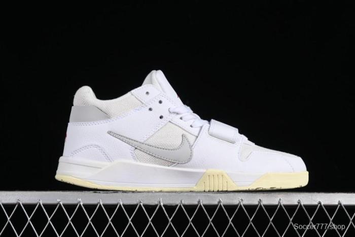 Nike Travis Scott x Jordan Cut The Check AJ1 Basketball Shoes with Velcro Strap - FZ8117-003 1