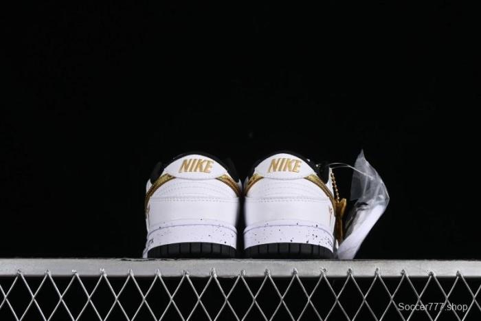 Nike SB Dunk Low Kobe Series - White Gold Anniversary High-End Custom Low-Top Casual Sneakers - FC1688-193 1