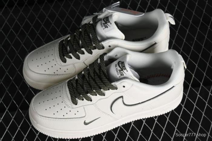 Nike Air Force 1 '07 Low Classic Military Green Mini Swoosh Starry Sky Casual Sneakers - MJ0319-022 1