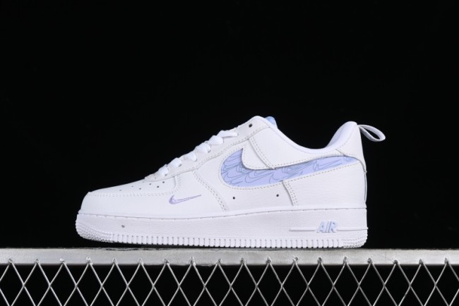 Nike Air Force 1 '07 Low Hazy Purple Casual Sneakers with Full-Length Air Solo Cushion - FB8971-800 1