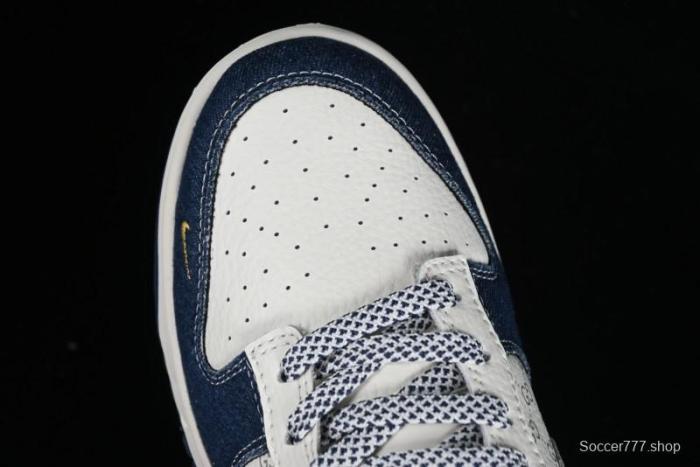 Nike SB Dunk Low Gucci Collaboration - Denim with Light Blue Swoosh Anniversary High-End Custom Low-Top Casual Sneakers - FC1688-141 1