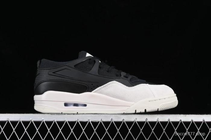 Nike Air Jordan 4 Remastered Sneakers in Black, Light Bone, and Dark Gray - FQ7939-001