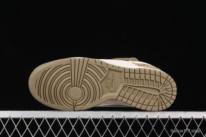 Nike SB Dunk Low Gucci Collaboration - Yellow Denim with Subtle Pattern and White Swoosh Anniversary High-End Custom Low-Top Casual Sneakers - SJ2068-273